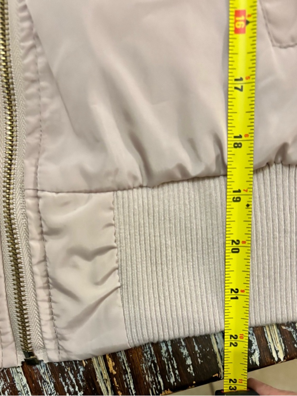 New Look Faux Fur Hood Bomber Jacket L Fits M Blush GorpCore Coat Y2K Beige - Picture 4 of 13